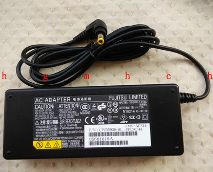 Original OEM Fujitsu 80W 19V AC Adapter&Cord for Fujitsu LifeBook T726 Tablet PC