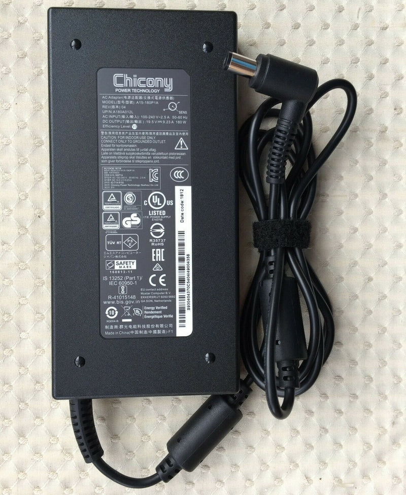 @New Original 19.5V 9.23A AC Adapter&Cord for MSI GL63 8RE/GTX1060 Gaming Laptop