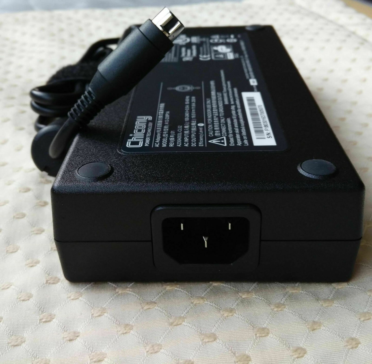 New Original AC/DC Adapter&Cord for Samsung Series 7 Gamer NP700G7C-S01AU Laptop