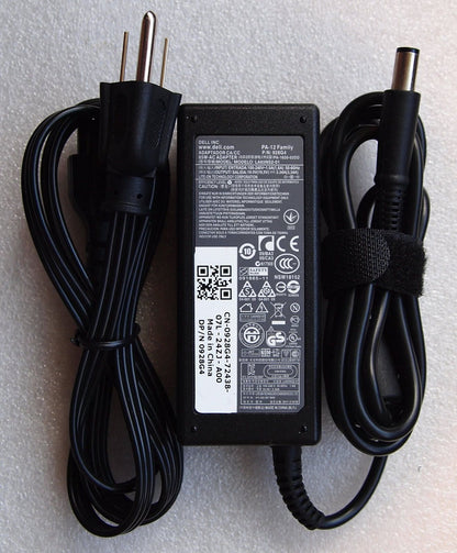 Original Genuine OEM Dell 65W AC Adapter Charger for Latitude E3440,P37G,P37G004