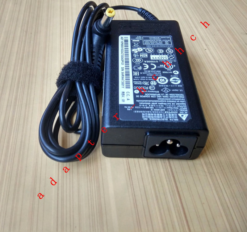 Original OEM Acer Aspire E5-531 E5-551 E5-571 AC Adapter Charge & Power Cord 65W