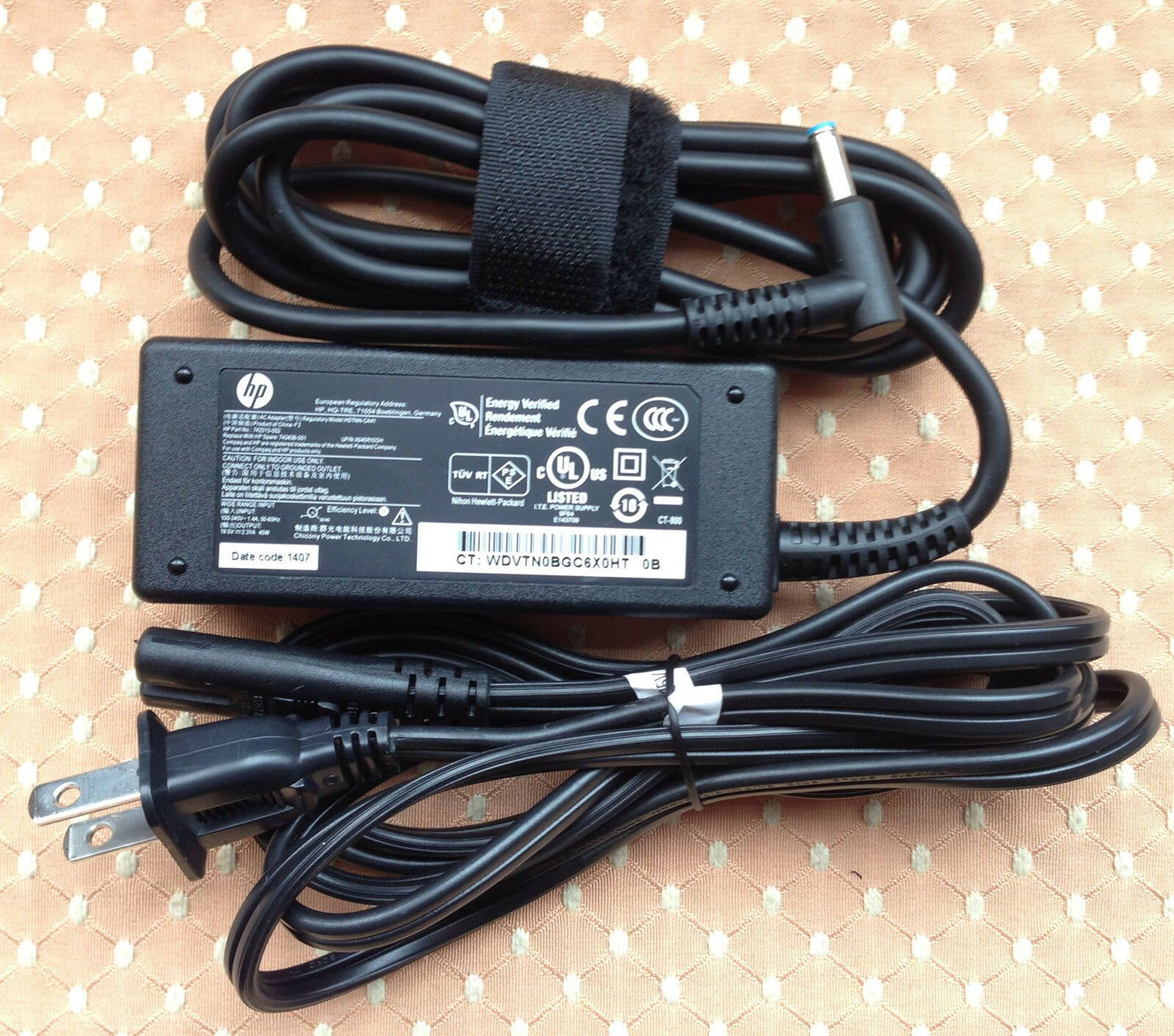 Original Genuine OEM 45W Smart AC Adapter for HP EliteBook 820 G3 Laptop Series