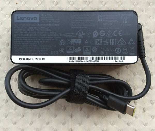 New Original 65W USB-C AC Adapter for Toshiba Dynabook Tecra X50-F PLR31A-0NX001