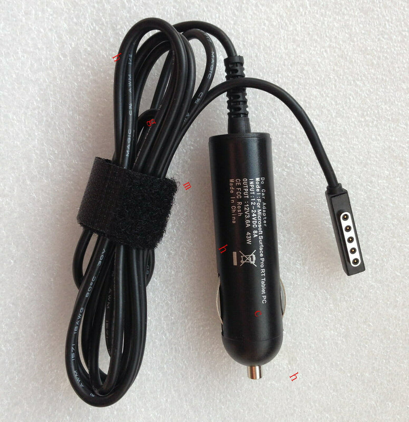 @Original OEM 12V 3.6A 43W Car Charger Microsoft Surface Pro 2,7EX-00004 Tablet