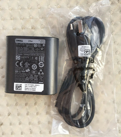 New Original Dell Venue 11 8 7 Pro Tablet AC Adapter Charger 24W DA24NM130 77GR6