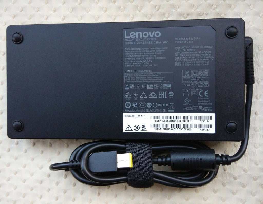 Original OEM Lenovo 230W AC Adapter for Lenovo ThinkPad P70 20ER000L