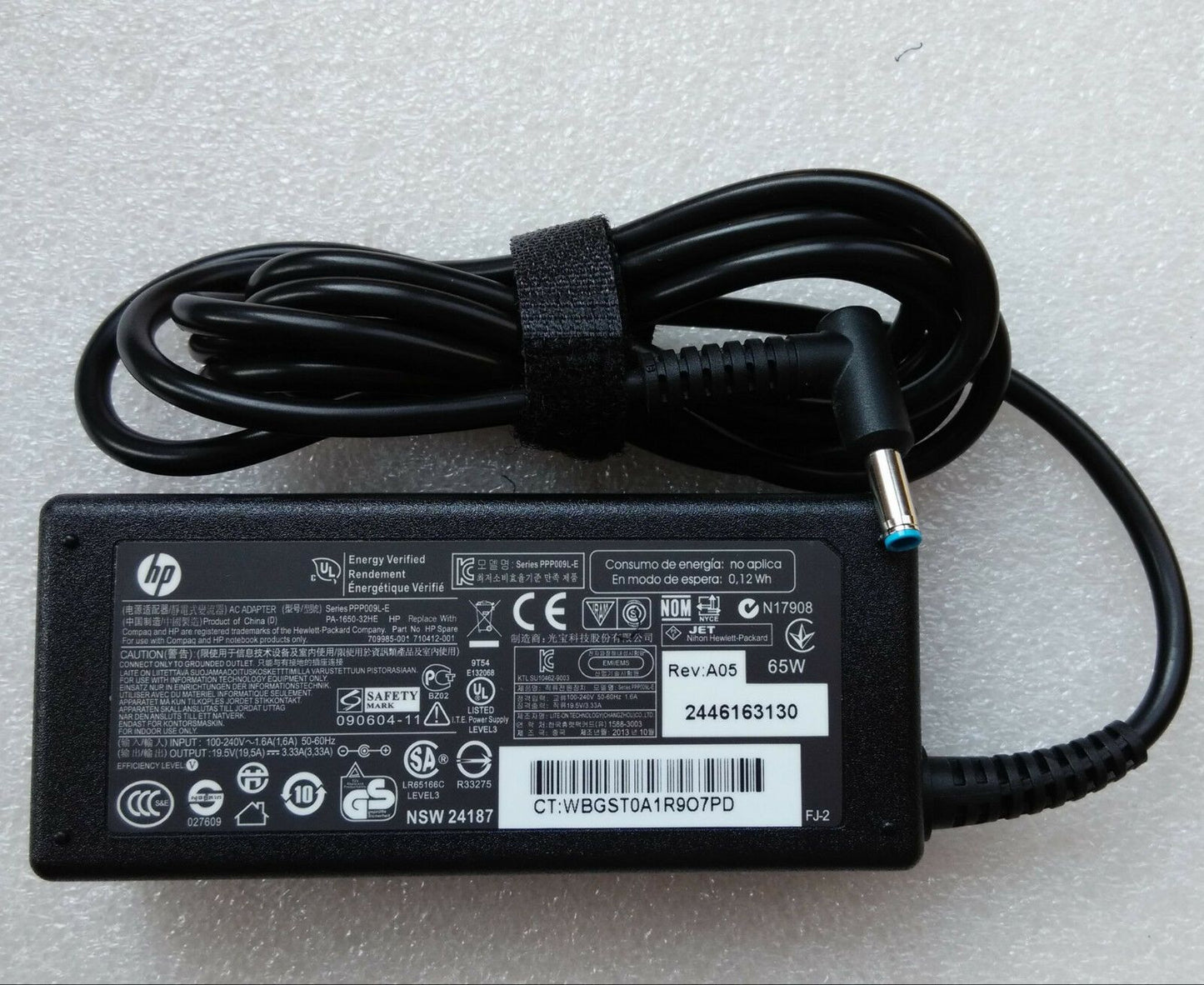 New Original Genuine OEM HP 65W AC Adapter for HP Pavilion 15-e010us Notebook PC