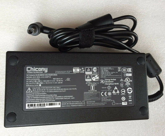 Original Chicony 230W AC Adapter&Cord for Acer Predator Triton 700 PT715-51-732Q