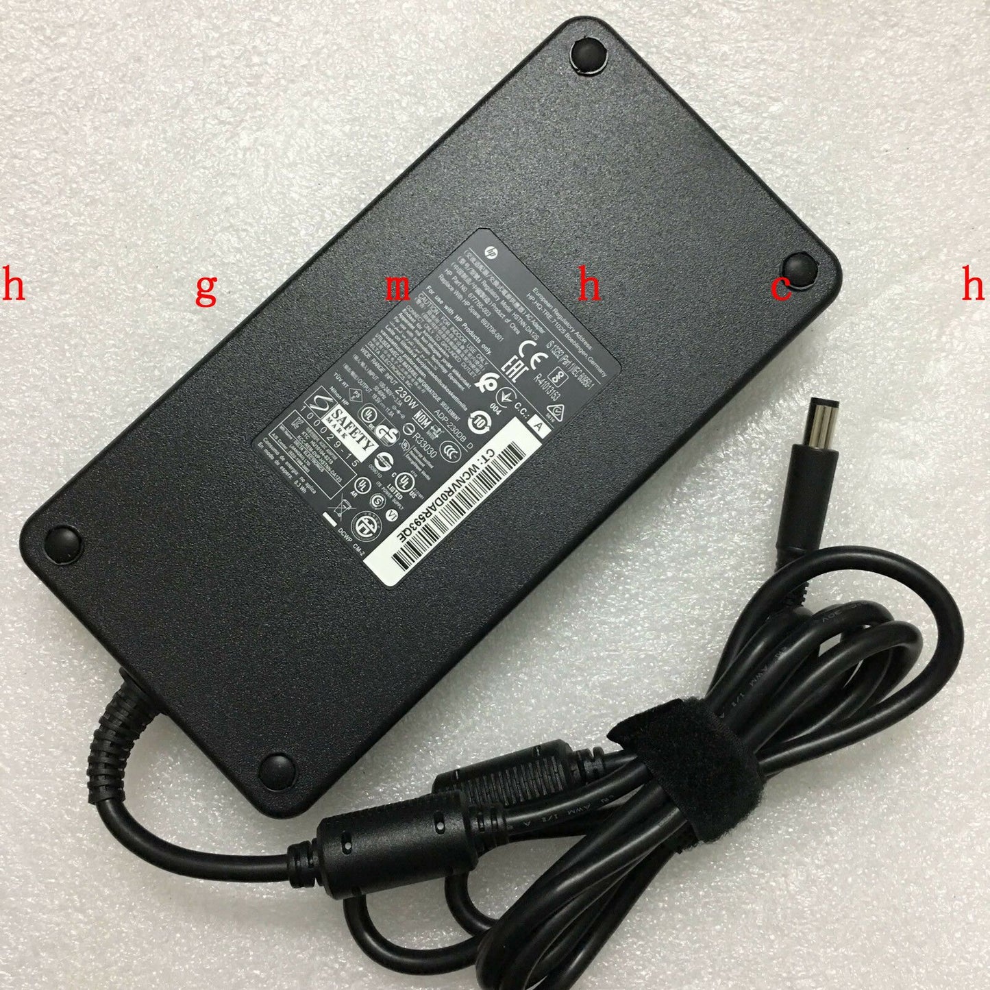 New Original OEM HP EliteBook 8760W 8770W 693706-001 230W 19.5V 11.8A AC Adapter