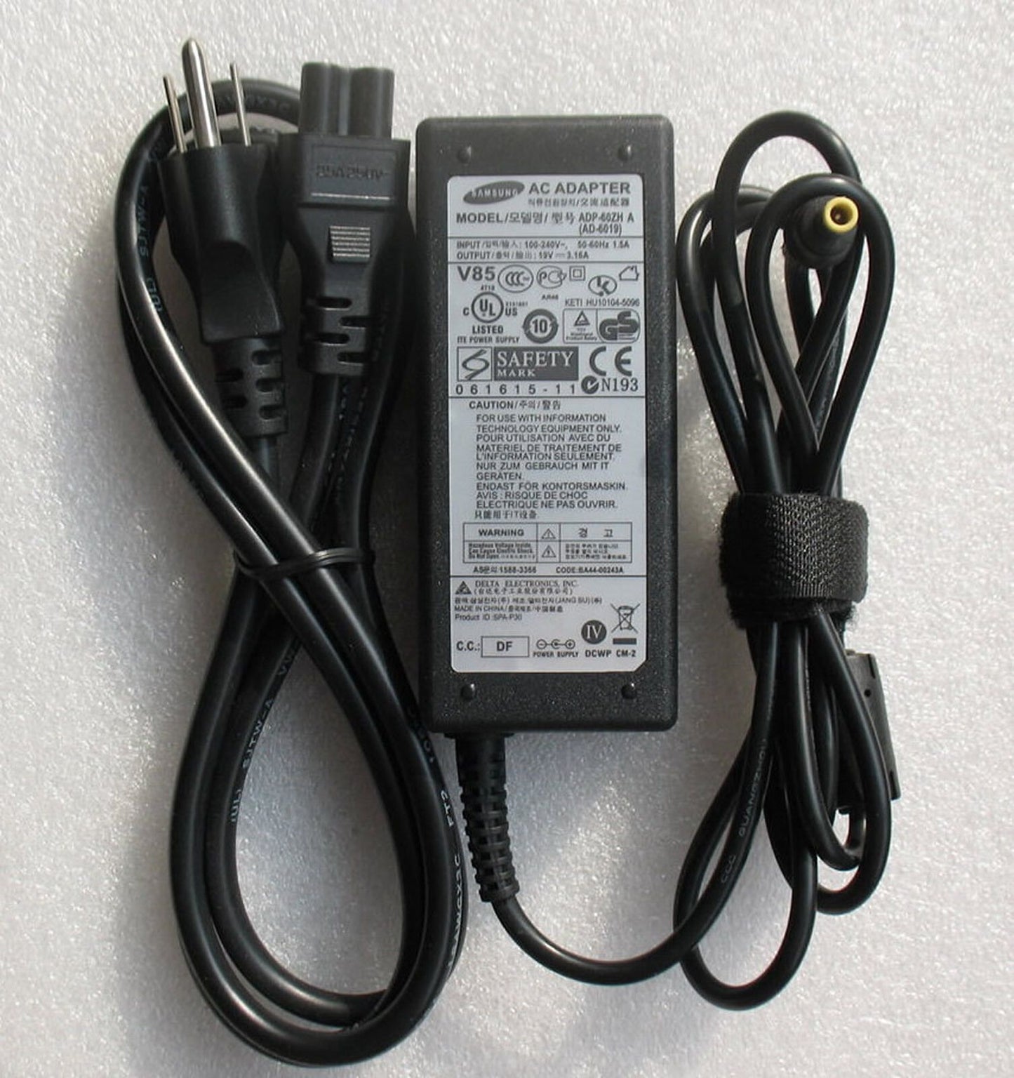 @Original OEM Power Supply Charger Cord Fr Samsung NP-RV711-A01US Np305e7a-a02us