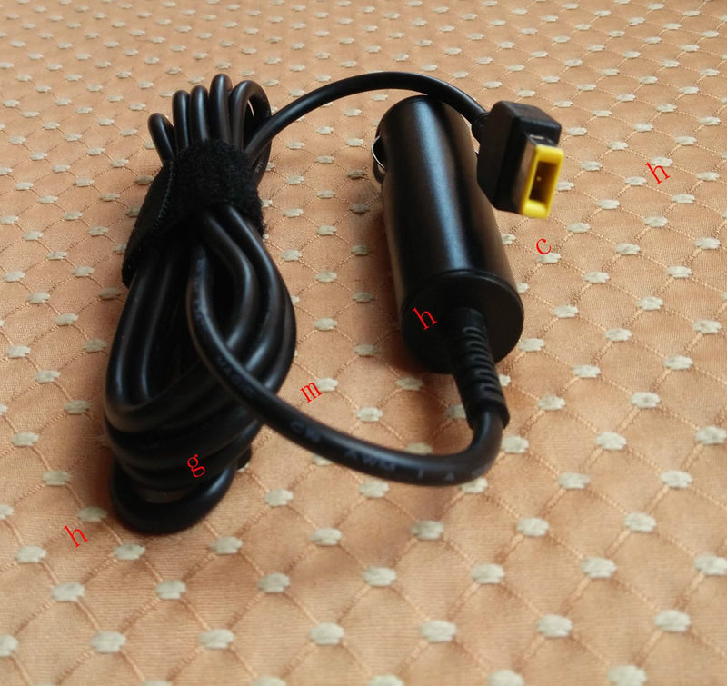 @New Original OEM Slim Tip DC Car Charger for Lenovo ThinkPad T570 Series Laptop