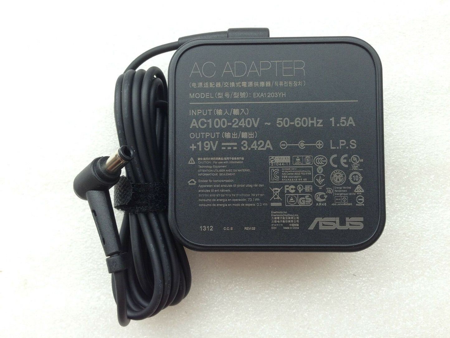 @New Original OEM ASUS 65W 19V 3.42A AC/DC Adapter for ASUS Q500A-BSI5N04 Laptop