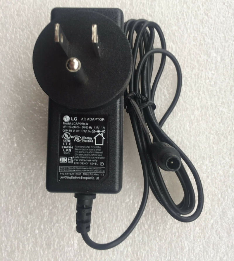 New Original LG 19V AC/DC Adapter for LG IPS Monitor 24MP57HQ,24MP57VQ,LCAP26A-A