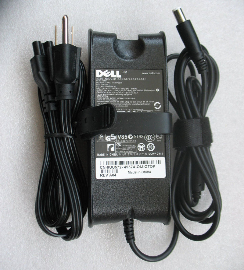 Original Genuine OEM Dell 90W AC Adapter for Latitude D610/D620/D630/D631/D800