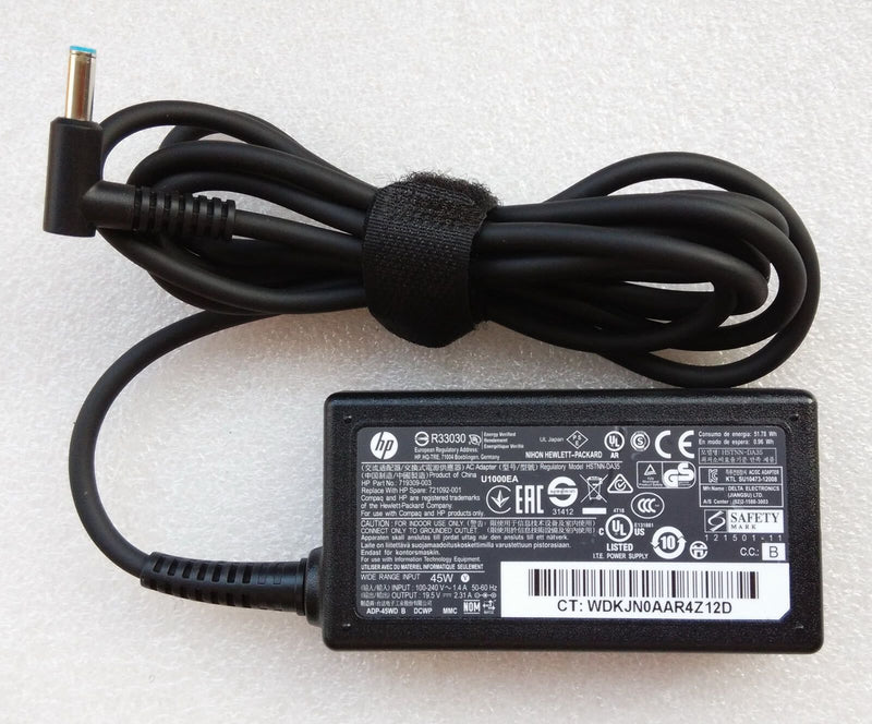 Original Genuine 45W 19.5V AC Adapter for HP Pavilion 11-h010ca,721092-001 x2 PC