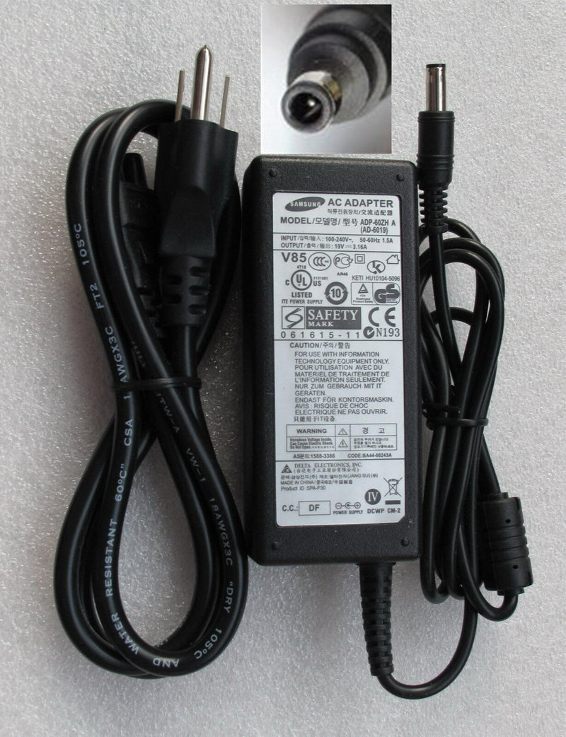 Original OEM Battery Charger Supply Samsung NP-RV510-A05US/RV520-W01US Notebook