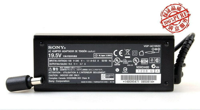@New Original Sony AC Adapter Cord/Charger VAIO SVE171C11L,SVE171E12L,SVE171E13L