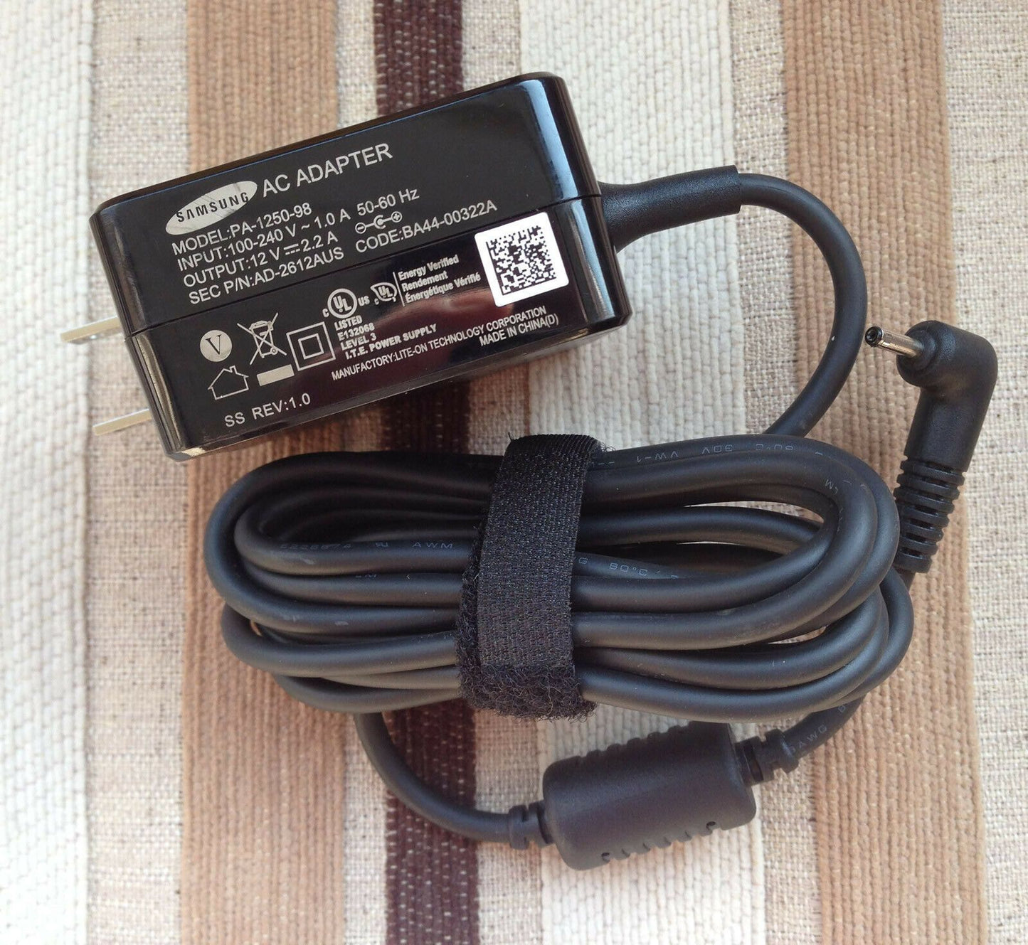 New Original Samsung AC Adapter for Samsung Chromebook XE500C13-S02US,PA-1250-98