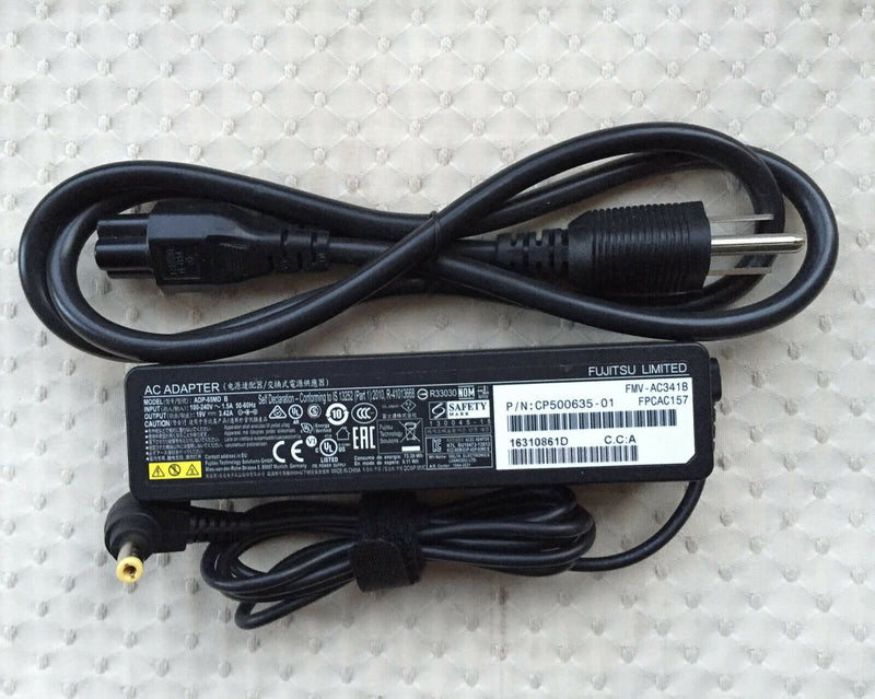 New Original OEM Fujitsu 65W Slim AC/DC Adapter for Fujitsu LifeBook E548 Laptop