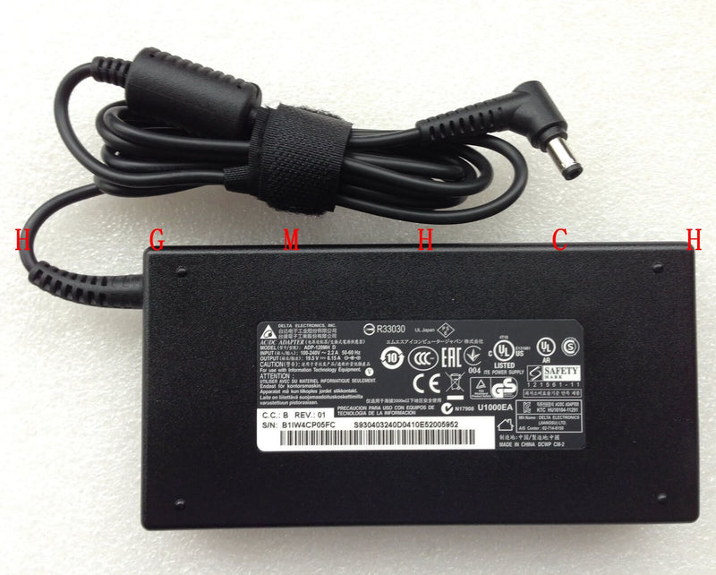 New Original OEM MSI Delta 120W 19.5V AC Adapter for MSI GL62 6QD-018CA Notebook