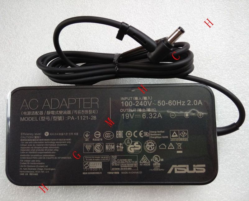 Original OEM ASUS 120W Cord/Charger Zenbook UX510UW-CN030T,A15-120P1A,PA-1121-28