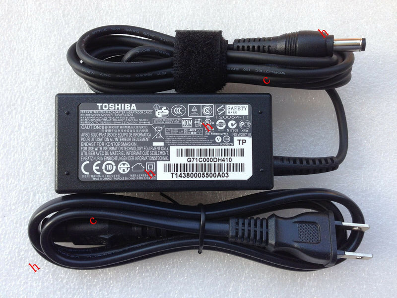 Original OEM Toshiba AC Adapter for Satellite U845-S402,U845-S404,PA3822U-1ACA