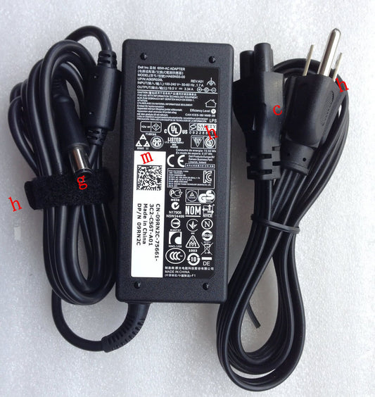 Original OEM 65W AC Adapter for Dell Vostro 14-3449,P52G001,HA65NS5-00,9RN2C,New