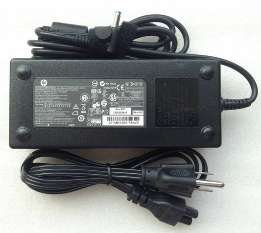 New Original OEM HP Envy 17-j011nr,710415-001 120W AC Power Adapter Cord/Charger