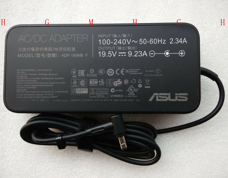 @Original OEM 19.5V 9.23A 180W AC Adapter for ASUS ROG STRIX GL503VD-DB74 Laptop