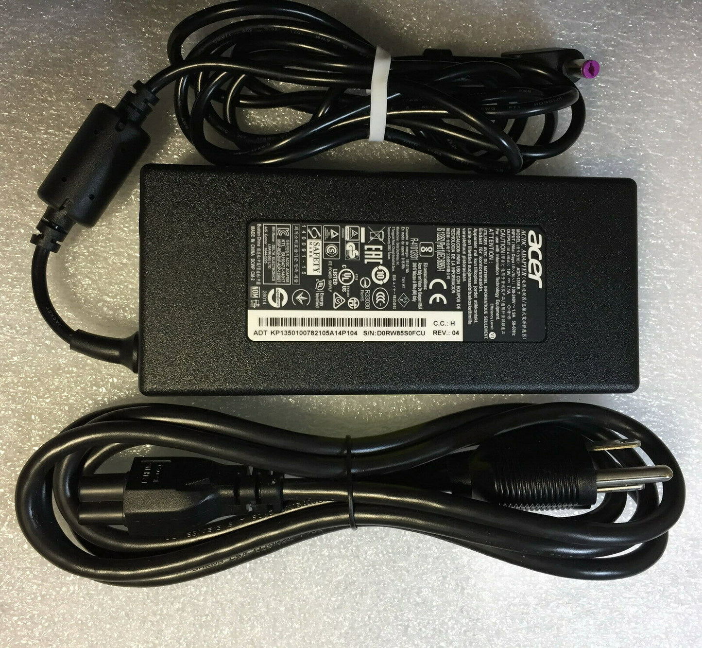 Original Acer 135W AC Adapter for Acer Aspire U27-880 Series ADP-135KB T AIO PC@