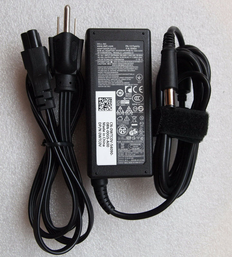 Original 65W Laptop Power Adapter/Charger for Dell Inspiron N3010/N4010/N5010