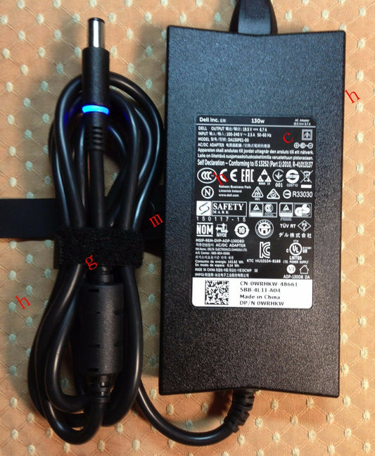 Original OEM Dell 130W AC/DC Adapter for Inspiron 15-7559/i7-6700HQ/WRHKW Laptop