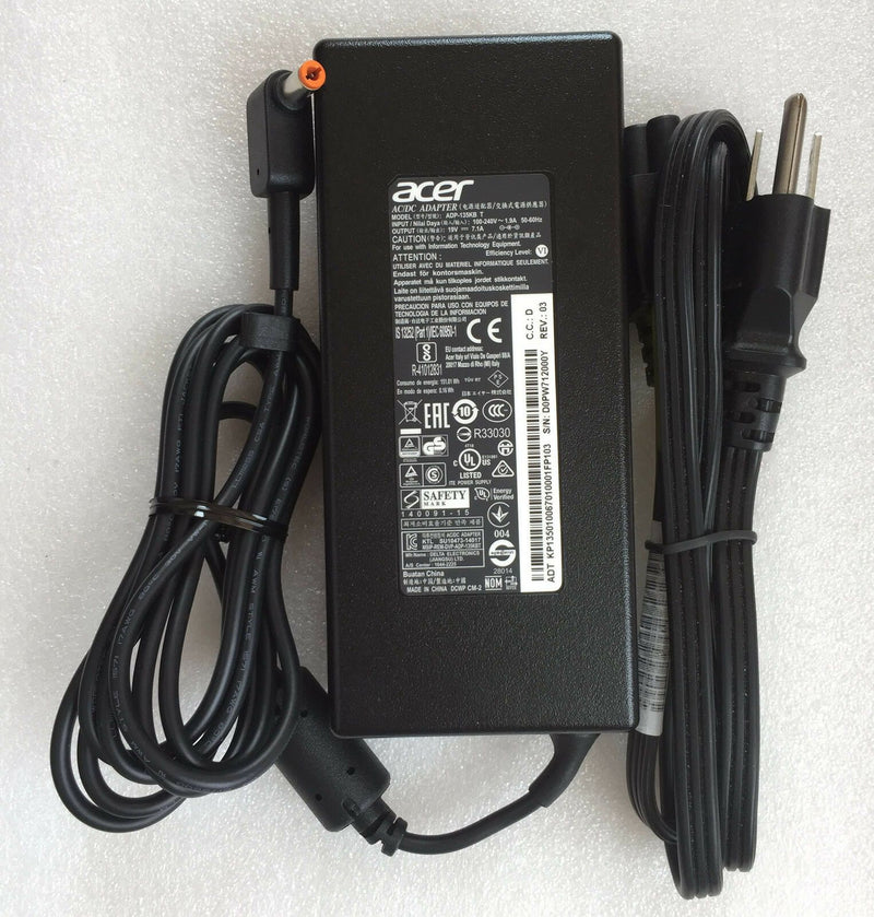 @New Original OEM Acer Aspire VN7-791G-78VM,ADP-135KB T 135W 19V AC Adapter&Cord