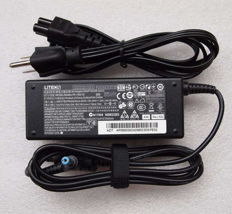 New Original Genuine OEM Acer 90W AC Adapter for Acer Aspire V3-551G-X419 Laptop