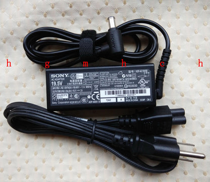 Original Genuine OEM Sony 19.5V 2A AC Adapter for Sony VAIO SVT13115FLS Notebook