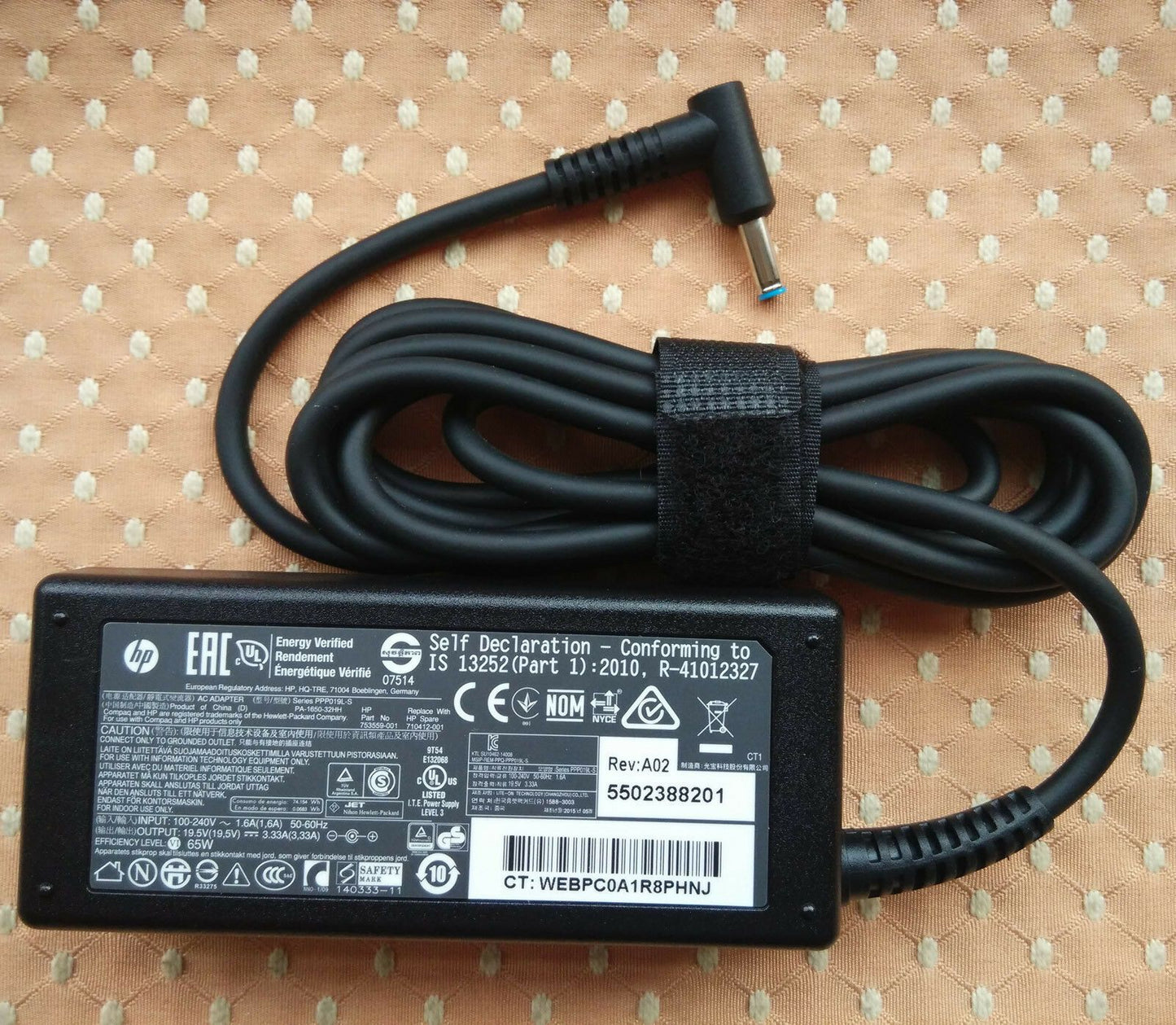@New Original OEM HP 65W Smart AC Adapter for HP ProBook 470 G3/P5S02EA notebook