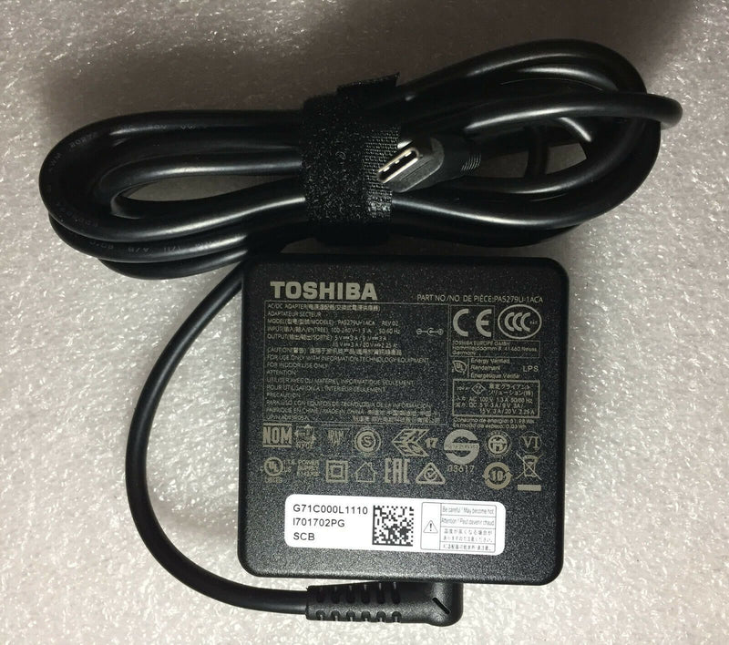 Original Toshiba 45W USB-C Cord/Charger Dynabook Portege X40-F1432,PA5279U-1ACA@