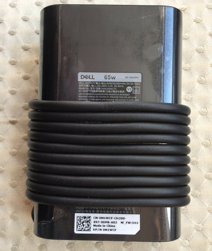Original Dell 65W AC/DC Adapter for Dell Latitude 5290/DNDM6,HA65NM170,DA65NM170
