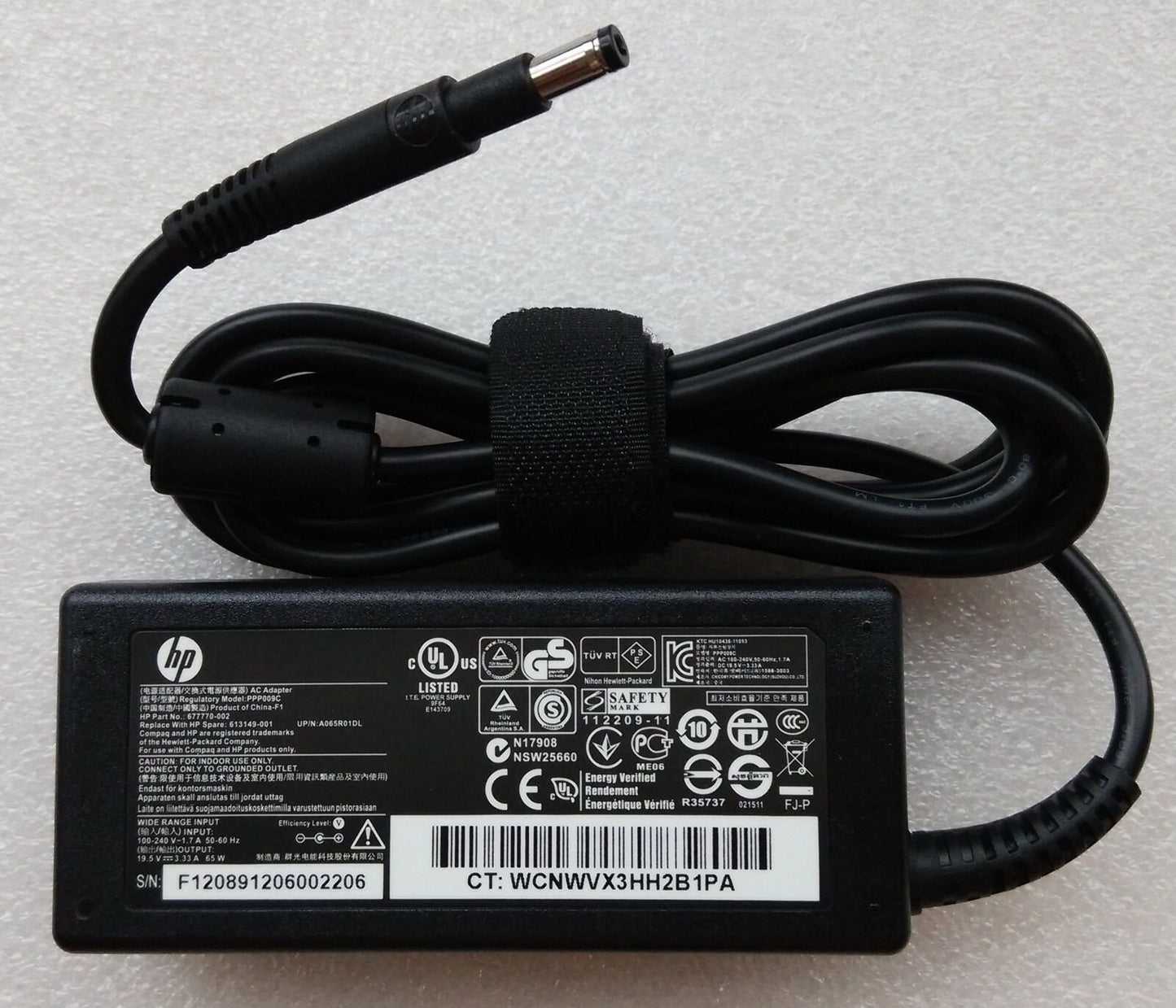 #Original OEM HP 65W AC Adapter for HP Folio 13-2000 Series,613149-001 Ultrabook