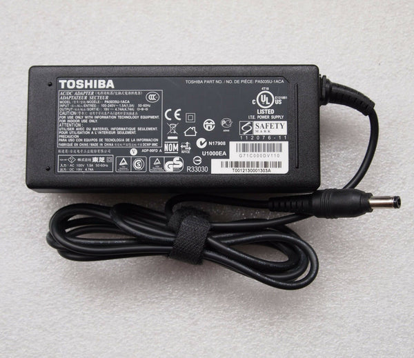 New Original OEM Toshiba Cord/Charger Satellite P840,P845,S40,S40t,S50,S55,S55t