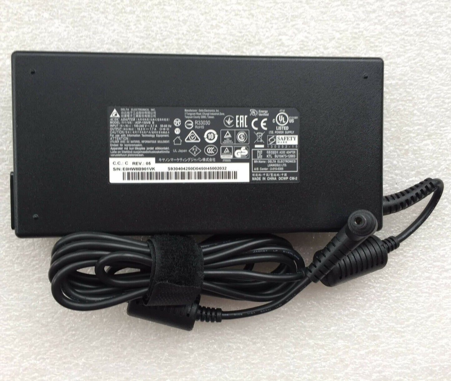 @New Original OEM Delta 150W 19.5V AC Adapter for MSI GF75 Thin 9SC-062JP Laptop