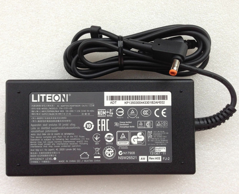 @Original OEM Liteon Acer 135W 19V AC Adapter for Aspire VN7-591G-74LK Notebook