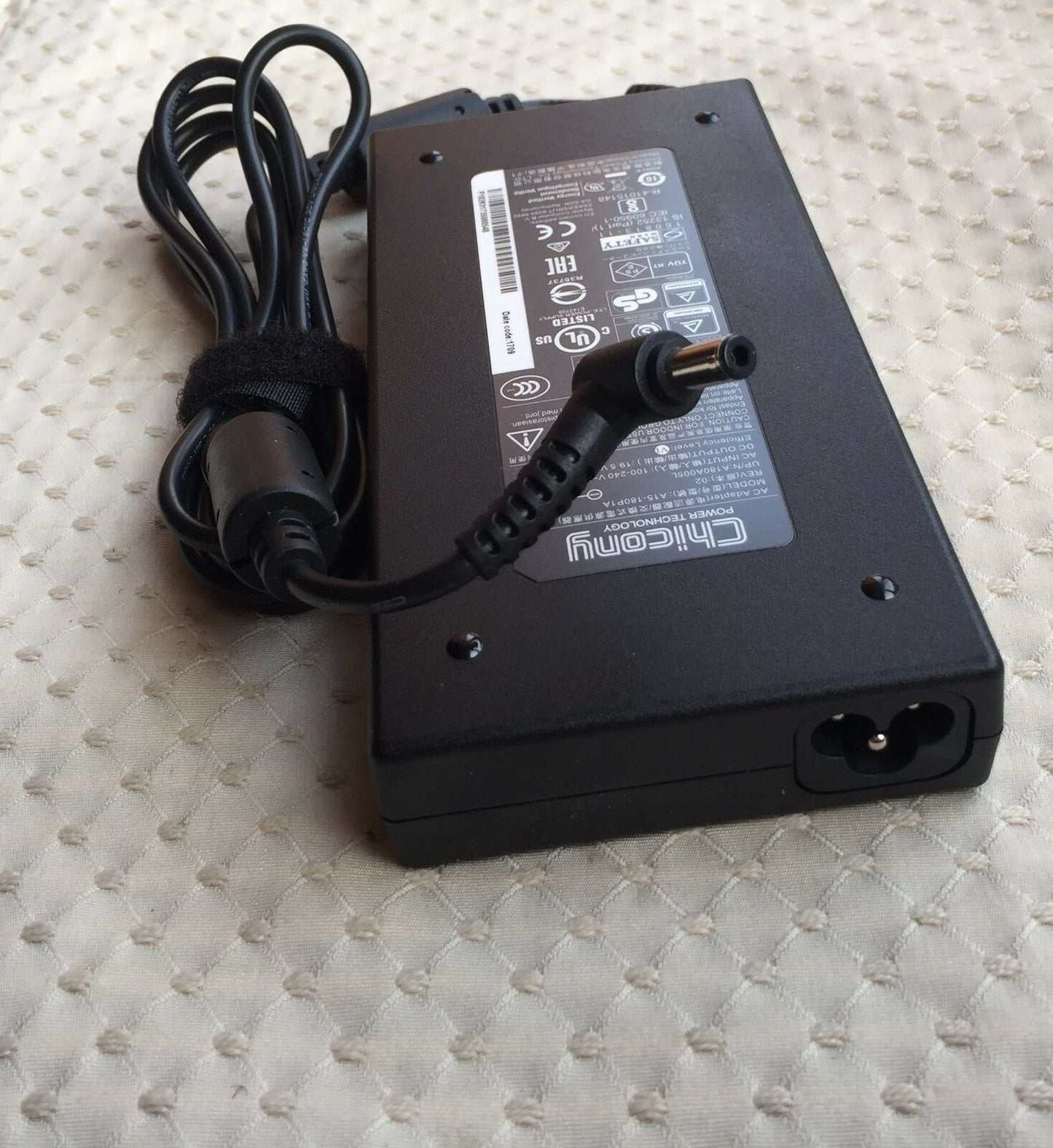 @Original OEM Chicony 180W AC Adapter for Sager NP8851,A15-180P1A Gaming Laptop