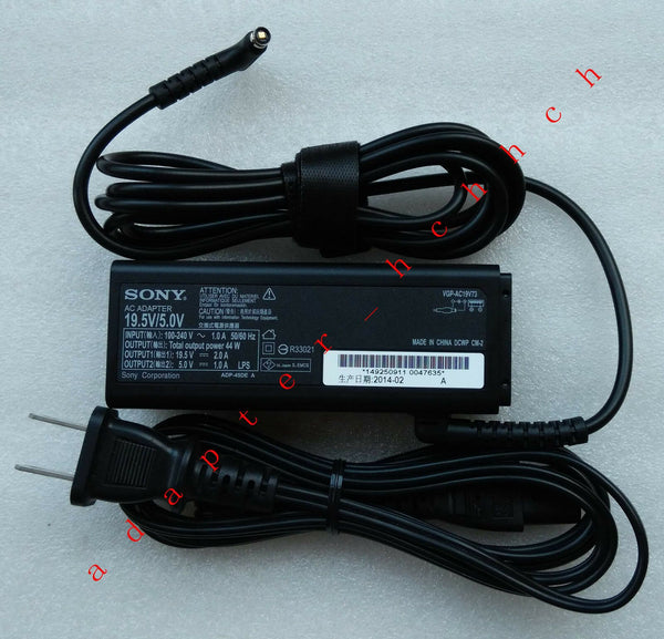 Original Genuine OEM Sony 44W 19.5V/5V AC Adapter for VAIO Fit 11A SVF11NA1GL PC