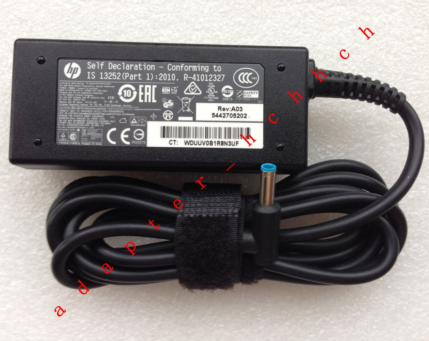 New Original Genuine OEM HP 45W 19.5V 2.31A AC Adapter for HP 1011 TABLET M-5Y71