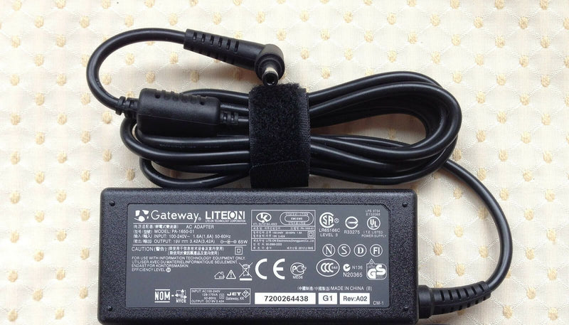 New Original oem 65W AC Adapter for Gateway NX550X NX550XL NX850X NX850XL NX860