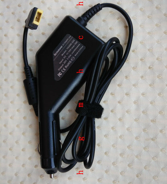 Original OEM 65W DC Car Charger for Lenovo ThinkPad T550 Yoga 20CK000YAU Laptop@