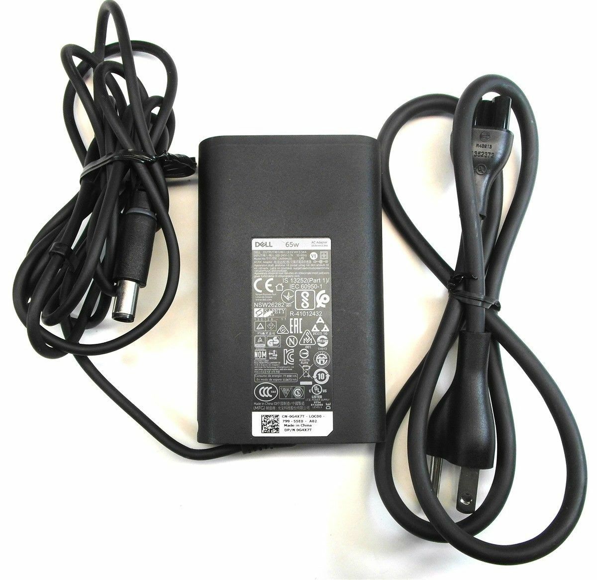 Original OEM Dell AC/DC Adapter for Dell Latitude 7480/CYF4G,LA65NM130 Ultrabook