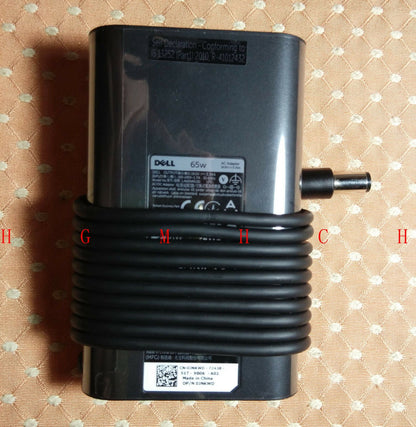 Original OEM Dell Latitude E5550,P37F001 65W 19.5V 3.34A AC Adapter Cord/Charger