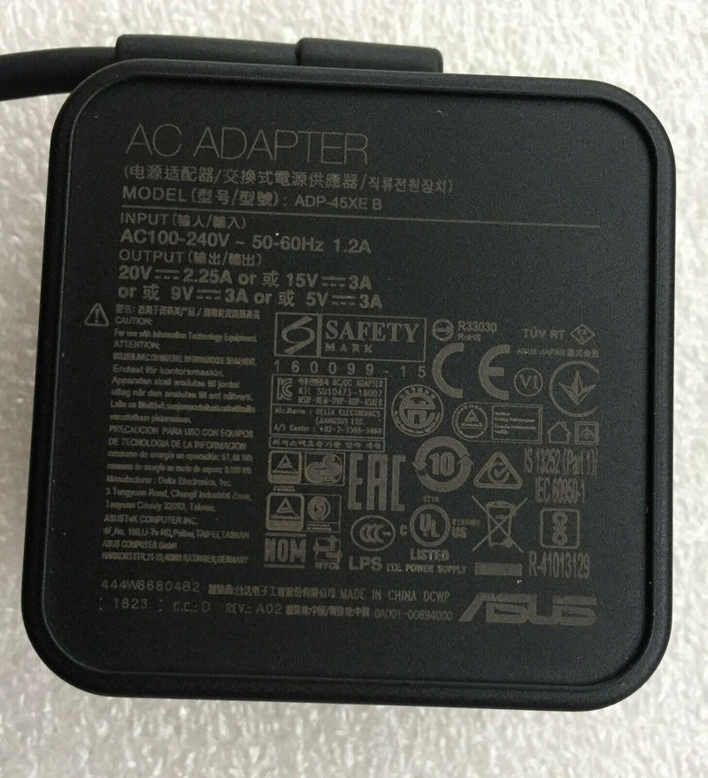 Original ASUS 45W USB Type-C AC Adapter for ASUS Transformer 3 Pro T303UA-GN050T